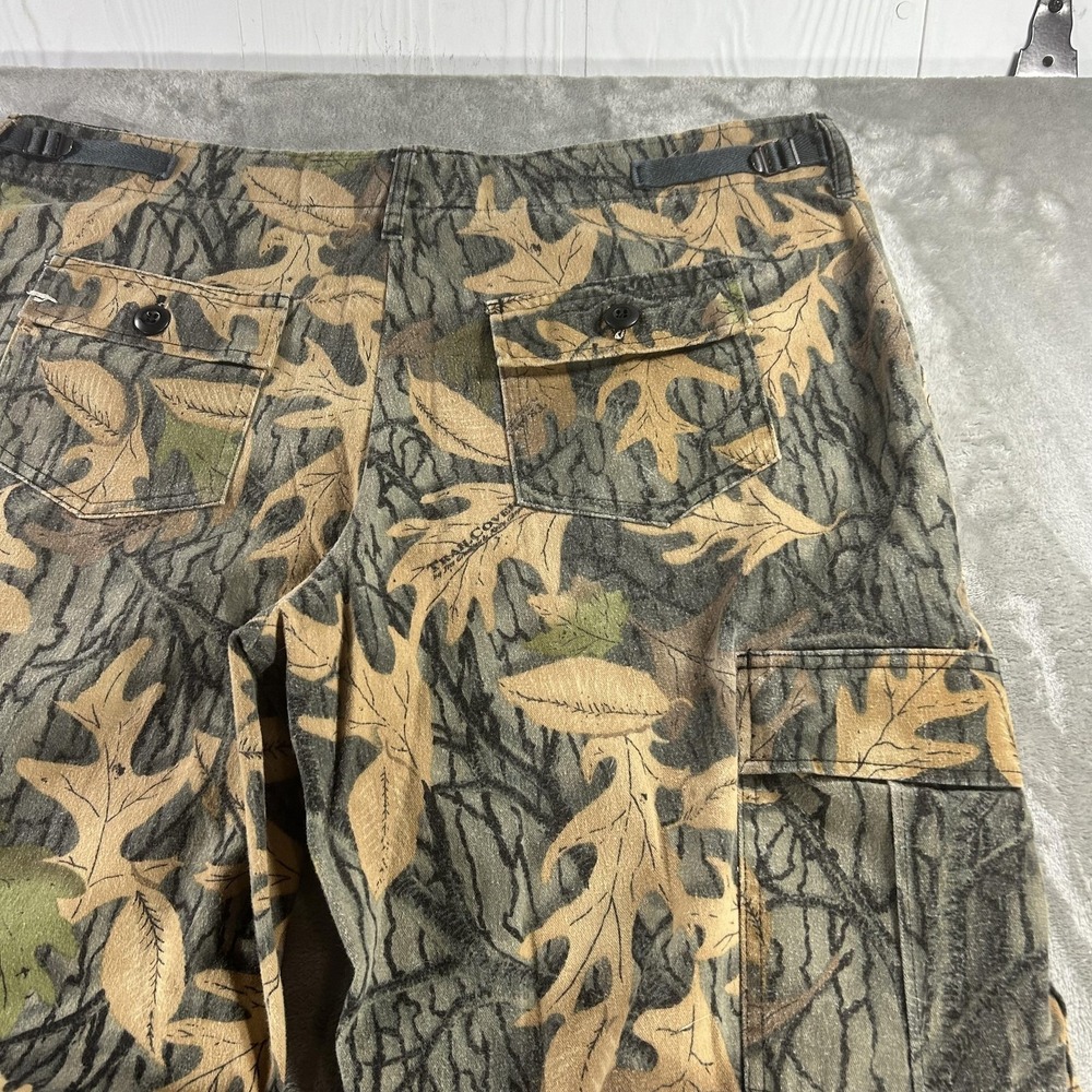 Avid Outdoor Cargo Pants Mens 40x31 Camo Canvas Relaxed Hunting Utility Workwear - Picture 3 of 16